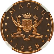 1000 Patacas Year of the Dragon obverse image