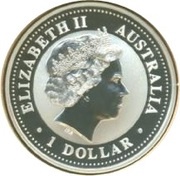 1 Dollar - Elizabeth II 4th Portrait - Australian Kookaburra - South Carolina Privy obverse image