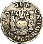½ Real - Carlos III reverse image