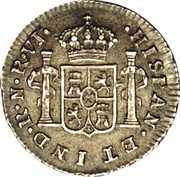 ½ Real - Carlos III reverse image
