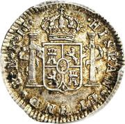 ½ Real - Carlos IV reverse image