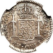 1 Real - Carlos IV, Colombia, 1792-1804 reverse image