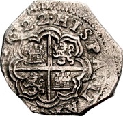 2 Reales - Felipe IV, Colombia, 1622-1634 reverse image