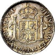 2 Reales - Carlos III, Colombia, 1772-1784 reverse image
