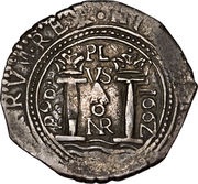 4 Reales - Felipe IV, Colombia, 1651-1665 reverse image