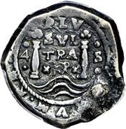 4 Reales - Felipe V, Colombia, 1721-1732 reverse image