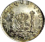 8 Reales - Fernando VI, Colombia, 1759 reverse image