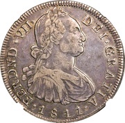 8 Reales Portrait of Carlos IV obverse image