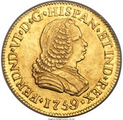 1 Escudo - Fernando VI obverse image