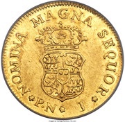 1 Escudo - Fernando VI reverse image