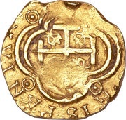 2 Escudos - Felipe V, Colombia, 1700-1745 reverse image