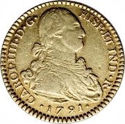 2 Escudos - Carlos IV obverse image