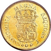 4 Escudos - Fernando VI, Colombia, 1755-1760 reverse image