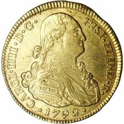 4 Escudos - Carlos IV obverse image