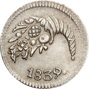 ¼ Real "Cuartillo" obverse image