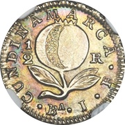 ½ Real Pre-republican - Republic of Colombia obverse image