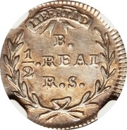 ½ Real Republic of Colombia reverse image
