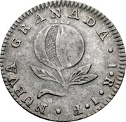 1 Real United Provinces of Nueva Granada obverse image