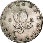 8 Reales Mule, Pre-republican - Republic of Colombia obverse image