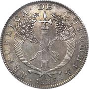 8 Reales Republic of Colombia obverse image