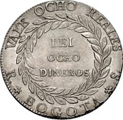 8 Reales Culebrilla reverse image