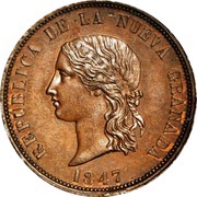 16 Pesos Pattern; Copper obverse image
