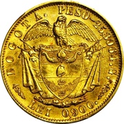 16 Pesos reverse image