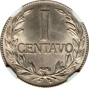 1 Centavo Liberty reverse image