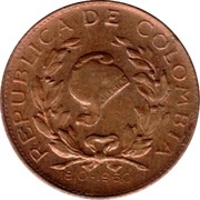 1 Centavo Independence obverse image