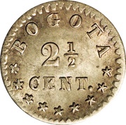 2½ Centavos reverse image