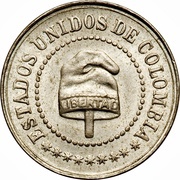 2½ Centavos United States of Colombia obverse image