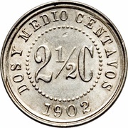 2½ Centavos reverse image