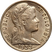 5 Centavos Liberty obverse image