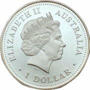1 Dollar - Elizabeth II 4th Portrait - Millennium obverse image