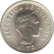 10 Centavos continuous legend; small letters obverse image