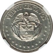 20 Centavos Pattern reverse image