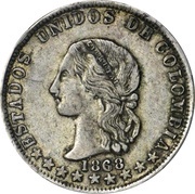 ½ Peso obverse image