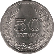 50 Centavos reverse image