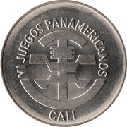 5 Pesos Pan-American Games reverse image