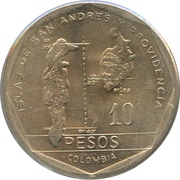 10 Pesos reverse image
