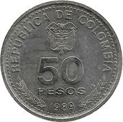 50 Pesos National Constitution obverse image