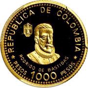1000 Pesos City of Santa Marta obverse image