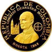 1500 Pesos International Eucharistic Congress obverse image