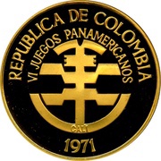 1500 Pesos Pan American Games obverse image