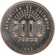 5000 Pesos Organization of American States obverse image