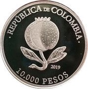 10 000 Pesos Bicentennial of Independence obverse image