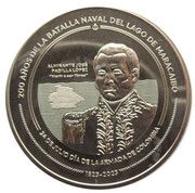 10 000 Pesos Maracaibo Naval Battle reverse image
