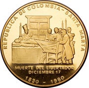 30 000 Pesos Bolivar obverse image