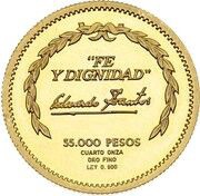 35000 Pesos Eduardo Santos Montejo, Colombia, 1988 reverse image