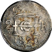 2 Reales - Fernando VII Santa Marta obverse image